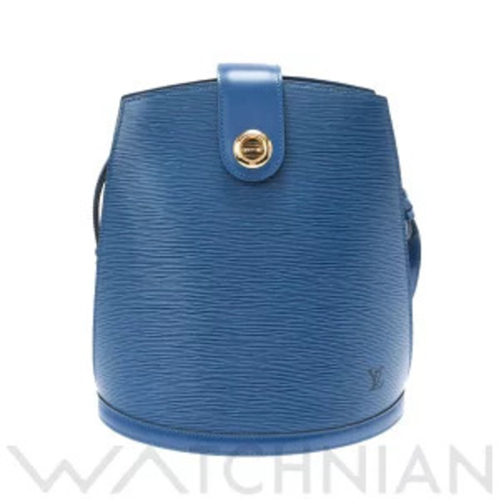 Louis Vuitton Epi Cluny Toledo Blue Leather Shoulder Bag